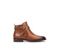 Pikolinos Puertollano Botines Planos Mujer | en Cuero | Cremallera | Marrón Claro