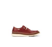Pikolinos San Juan Zapatos Cordones Hombre | en Cuero | Extraligero | Rojo