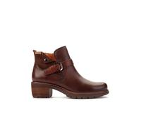 Pikolinos San Sebastia Botines de Tacón Mujer | en Cuero | Marrón Oscuro