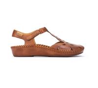 Pikolinos - Sandalia de Cuero Trenzado con Plantilla Acolchada - Shoes - Mujer - Marrón - 36 EU -