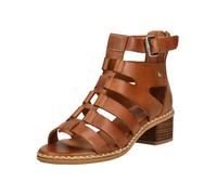 Pikolinos Sandalias de tacón para mujer BLANES W3H-1823 Cuero Marrón Talla 35