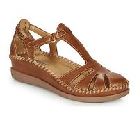 Pikolinos Zapatos semiabiertos en Cuero CADAQUES para Señora Color Brandy