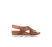 Pikolinos Sandalias de cuña para mujer Mahon W9E-912 Cuero Brandy 37