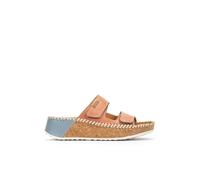 Pikolinos Sandalias cuña en Cuero Marina para Señora Color Blush