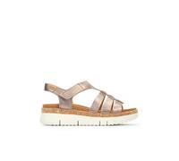 Pikolinos Sandalias cuña en Cuero Palma para Señora Color Stone