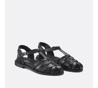 Pikolinos Sandalias planas NAVIA en cuero para mujer Negro
