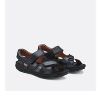 PIKOLINOS Sandalias de piel Tarifa. Color Negro