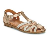 Pikolinos Zapatos semiabiertos en Cuero Formentera para Señora Color Champagne