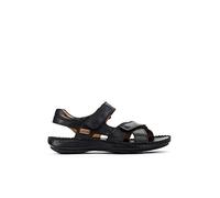 Pikolinos Sandalias Planas Tarifa en Cuero para Caballero Negro Talla 44