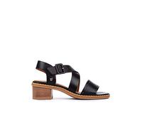 Pikolinos Sandalias tacón en Cuero BLANES para Señora Color Black