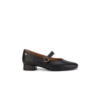 Pikolinos Ubeda Zapatos Tacón Mujer | en Cuero | Horma Amplia | Negro