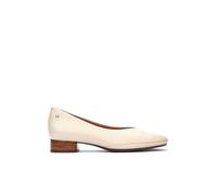 Pikolinos Ubeda Zapatos Tacón Mujer | en Cuero | Horma Amplia | Tacón Bajo | Talla EU 35-42 en Color Beige