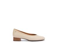 Pikolinos Ubeda Zapatos Tacón Mujer | en Cuero | Horma Amplia | Beige
