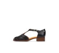 Pikolinos Valencia Zapatos semiabiertos Mujer | en Cuero | Hebilla en Color Negro