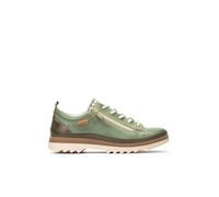 Pikolinos Vigo Deportivos Mujer | en Cuero | Memory Foam | Verde