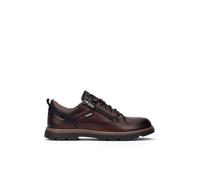 Pikolinos Vigo Zapatos Cordones Hombre | en Cuero | Plantilla Extraíble en Color Marrón Oscuro