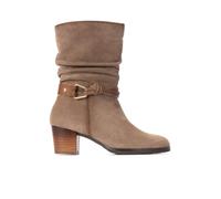 Pikolinos Zamora Botas Mujer | en Cuero | Cremallera | Beige