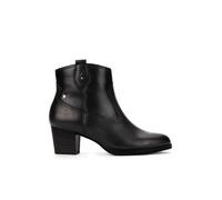 Pikolinos Zamora Botines de Tacón Mujer | en Cuero | Cremallera | Negro