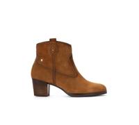 Pikolinos Zamora Botines de Tacón Mujer | en Cuero | Marrón Claro