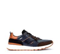 Zapatillas de piel Aranda Hombre Talla 44. Color Azul