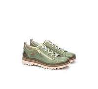 PIKOLINOS Zapatillas de piel con cremallera, VIGO. Color Verde