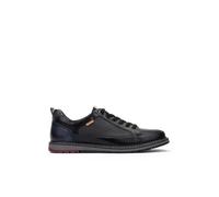 Pikolinos Zapatos Cordones en Cuero Berna para Caballero Color Black