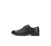 Pikolinos Zapatos Cordones en Cuero Leon para Caballero Color Black