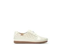 Pikolinos Zapatos Planos en Cuero Cadaques para Mujer en Color Blanco