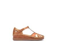 Pikolinos Zapatos semiabiertos en Cuero CADAQUES para Señora Color Brandy