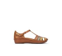 Pikolinos Zapatos semiabiertos P. Vallarta en cuero para señora color Brandy