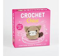 Pil Crochet Kit for Beginners - Chloe the Cat Amigurumi - Complete DIY Kit with Step-By-Step Instructions, Yarn, Hook, Safety Eyes & Stuffing - Make a Stuffed Cat