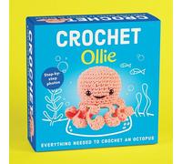 Pil Crochet Kit for Beginners - Ollie the Octopus Amigurumi - Complete DIY Kit with Step-By-Step Instructions, Yarn, Hook, Safety Eyes & Stuffing - Make a Stuffed Octopus