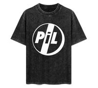 PIL Public Image Vintage Short Sleeve Men Women T-Shirts Washed Cotton Size XL