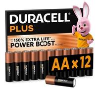 Pila AA Duracell Plus Power Boost Pack 12 unidades alcalinas 1,5 V