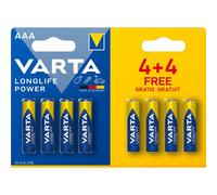 Pila AAA Varta 04903 Alcalina 1,5 V Pack 8 Unidades Azul Oro