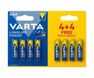 Pila AAA Varta 04903 Alcalina 1,5 V Pack 8 Unidades Azul Oro