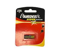 Pila alcalina 12V, 23A, Blister de 1 Unidad, Ideal para Dispositivos eléctricos, Controles remotos y Juguetes.