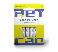 Pila Alcalina AAA LR03 | 1.5V | Heycar Pro | Pack de 4 Unidades