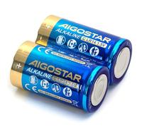 Pila alcalina C 1,5 V 2 Unidades, Ideal para Dispositivos eléctricos, Juguetes y Controles remotos.