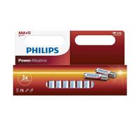 Pila Alcalina Philips PowerLife AAA 1.5V Pack 12 Unidades