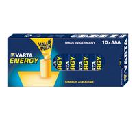 Pila Alcalina Varta AAA 1.5V Pack 10 Unidades