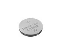 Pila botón de Litio CR-2032, 3V, Adecuada para Relojes, calculadoras y Dispositivos electrónicos pequeños.