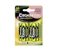 Pila CEGASA AA LR6 super alkalina 4+2 ASOC. CONTRA CANCER DE MAMA
