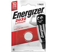 Energizer - Pack de 1 Pila de Botón de Litio CR2032, sin Mercurio añadido y Potencia para Dispositivos pequeños como dispositivos médicos, básculas, elementos vestibles