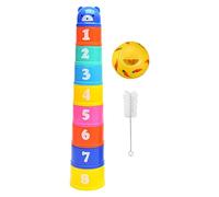 Pila De Alimentación De Conejo - Juguete De Anidación De Conejo, Copa Apilable | Rompecabezas De Enriquecimiento Interactivo, Dispensador De Tratamiento Portátil, Juguetes De Entrenamiento