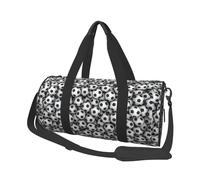 Pila de balones de fútbol de impresión, Bolsa de Viaje de Gran Capacidad, Bolso Redondo, Bolsa de Viaje Deportiva, Bolsa de Mano, Bolsa de Fitness