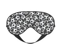 Pila de balones de fútbol de impresión, Cubreojos completos Antifaz bloqueador de luz Antifaz para dormir Antifaz suave con los ojos vendados Noche