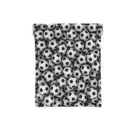 Pila de balones de fútbol de impresión, Squeeze Top Wallet Bolsa de Almacenamiento para Mujer Monedero pequeño Bolsa de Cambio