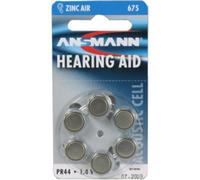 Pila de botón Ansmann AZA 675 Zinc-carbono 1,4 V 6 unidades