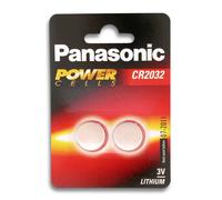 Pila de boton panasonic cr2032 3v blister de dos piezas 90011m